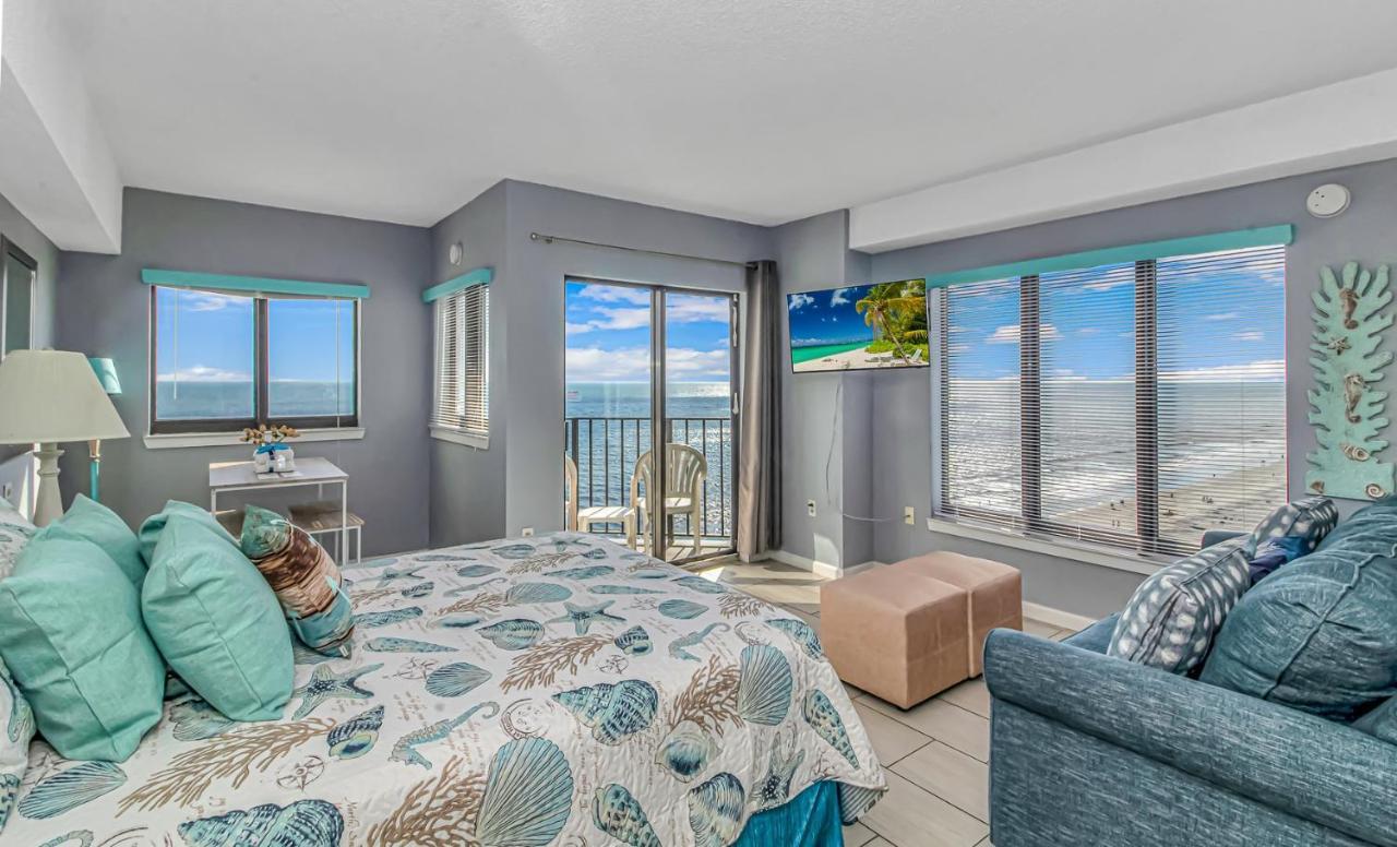 מירטל ביץ' Angled Oceanfront Studio With Incredible Views! Palace Resort 1003 - Sleeps 4 Guests מראה חיצוני תמונה